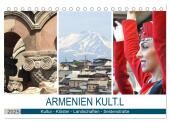 Armenien KULT.L - Kultur - Klöster - Landschaften - Seidenstraße (Tischkalender 2025 DIN A5 quer), CALVENDO Monatskalend