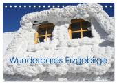 Wunderbares Erzgebirge (Tischkalender 2025 DIN A5 quer), CALVENDO Monatskalender