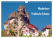 Wunderbare Fränkische Schweiz (Wandkalender 2025 DIN A4 quer), CALVENDO Monatskalender