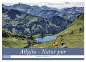 Allgäu - Natur pur (Wandkalender 2025 DIN A4 quer), CALVENDO Monatskalender