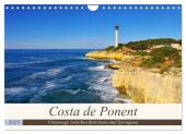 Costa de Ponent - Unterwegs zwischen Barcelona und Tarragona (Wandkalender 2025 DIN A4 quer), CALVENDO Monatskalender