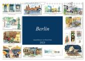 Berlin-Skizzen (Wandkalender 2025 DIN A4 quer), CALVENDO Monatskalender