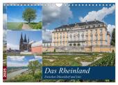 Das Rheinland - Zwischen Düsseldorf und Linz (Wandkalender 2025 DIN A4 quer), CALVENDO Monatskalender