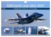 Militärjets aus aller Welt (Wandkalender 2025 DIN A4 quer), CALVENDO Monatskalender