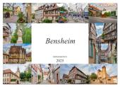 Bensheim Impressionen (Wandkalender 2025 DIN A4 quer), CALVENDO Monatskalender