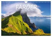 Färöer - Archipel im Nordmeer (Wandkalender 2025 DIN A4 quer), CALVENDO Monatskalender