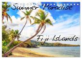 Summer Paradise Fiji (Tischkalender 2025 DIN A5 quer), CALVENDO Monatskalender