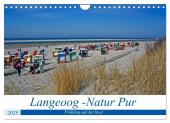 Langeoog - Natur Pur (Wandkalender 2025 DIN A4 quer), CALVENDO Monatskalender