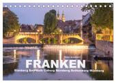 Franken - Bamberg, Bayreuth, Coburg, Nürnberg, Rothenburg, Würzburg (Tischkalender 2025 DIN A5 quer), CALVENDO Monatskal