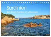 Sardinien - Ein Stück Karibik im Mittelmeer (Tischkalender 2025 DIN A5 quer), CALVENDO Monatskalender