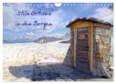 "Stille Örtchen" in den Bergen (Wandkalender 2025 DIN A4 quer), CALVENDO Monatskalender