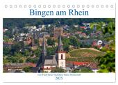 Bingen am Rhein vom Frankfurter Taxifahrer Petrus Bodenstaff (Tischkalender 2025 DIN A5 quer), CALVENDO Monatskalender