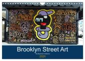 Brooklyn Street Art (Wandkalender 2025 DIN A4 quer), CALVENDO Monatskalender