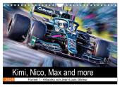 Kimi, Nico, Max and more (Wandkalender 2025 DIN A4 quer), CALVENDO Monatskalender