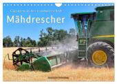 Giganten in der Landwirtschaft - Mähdrescher (Wandkalender 2025 DIN A4 quer), CALVENDO Monatskalender