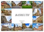 Bayreuth Impressionen (Tischkalender 2025 DIN A5 quer), CALVENDO Monatskalender