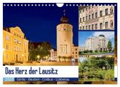 Das Herz der Lausitz Görlitz - Bautzen - Cottbus - Lübbenau (Wandkalender 2025 DIN A4 quer), CALVENDO Monatskalender