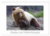 Alaska und West-Kanada (Wandkalender 2025 DIN A4 quer), CALVENDO Monatskalender