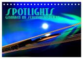 SPOTLIGHTS - Gitarren im Scheinwerferlicht (Tischkalender 2025 DIN A5 quer), CALVENDO Monatskalender