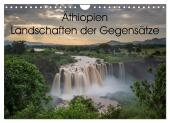 Äthiopien Landschaften der Gegensätze (Wandkalender 2025 DIN A4 quer), CALVENDO Monatskalender