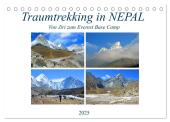 Traumtrekking in NEPAL (Tischkalender 2025 DIN A5 quer), CALVENDO Monatskalender