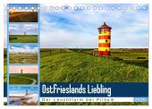 Ostfrieslands Liebling (Tischkalender 2025 DIN A5 quer), CALVENDO Monatskalender
