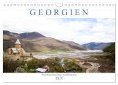 Georgien - Vom Schwarzen Meer zum Kaukasus (Wandkalender 2025 DIN A4 quer), CALVENDO Monatskalender