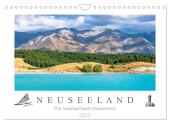 Neuseeland - Von Auckland nach Queenstown (Wandkalender 2025 DIN A4 quer), CALVENDO Monatskalender