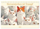 Hervorstechen ist Trumpf (Tischkalender 2025 DIN A5 quer), CALVENDO Monatskalender