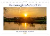 Weserberglandansichten (Wandkalender 2025 DIN A4 quer), CALVENDO Monatskalender