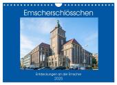 Emscher-Schlösschen (Wandkalender 2025 DIN A4 quer), CALVENDO Monatskalender