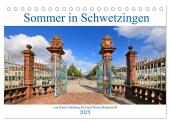 Sommer in Schwetzingen von Karin Vahlberg Ruf und Petrus Bodenstaff (Tischkalender 2025 DIN A5 quer), CALVENDO Monatskal