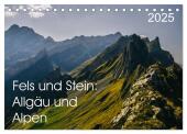 Fels und Stamm: Allgäu und Alpen (Tischkalender 2025 DIN A5 quer), CALVENDO Monatskalender