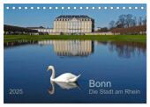 Bonn Die Stadt am Rhein (Tischkalender 2025 DIN A5 quer), CALVENDO Monatskalender