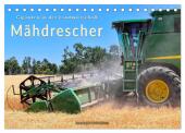 Giganten in der Landwirtschaft - Mähdrescher (Tischkalender 2025 DIN A5 quer), CALVENDO Monatskalender