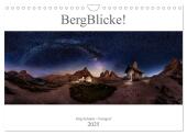 BergBlicke! (Wandkalender 2025 DIN A4 quer), CALVENDO Monatskalender