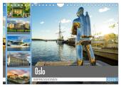 Oslo Impressionen (Wandkalender 2025 DIN A4 quer), CALVENDO Monatskalender