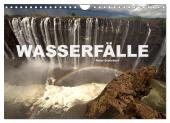 Wasserfälle (Wandkalender 2025 DIN A4 quer), CALVENDO Monatskalender