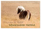 Faszination und Vielfalt - Schwarzwälder Kaltblut (Tischkalender 2025 DIN A5 quer), CALVENDO Monatskalender