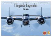 Fliegende Legenden - Warbirds (Tischkalender 2025 DIN A5 quer), CALVENDO Monatskalender