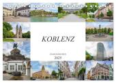 Koblenz Stadtansichten (Tischkalender 2025 DIN A5 quer), CALVENDO Monatskalender