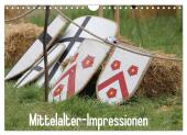 Mittelalter-Impressionen (Wandkalender 2025 DIN A4 quer), CALVENDO Monatskalender