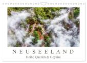 Neuseeland - Heiße Quellen & Geysire (Wandkalender 2025 DIN A4 quer), CALVENDO Monatskalender