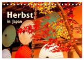 Herbst in Japan (Tischkalender 2025 DIN A5 quer), CALVENDO Monatskalender