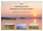 Niedersachsen - Malerische Landschaften (Wandkalender 2025 DIN A4 quer), CALVENDO Monatskalender