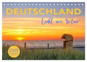 DEUTSCHLAND - Licht am Meer (Tischkalender 2025 DIN A5 quer), CALVENDO Monatskalender