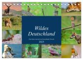 Wildes Deutschland (Tischkalender 2025 DIN A5 quer), CALVENDO Monatskalender