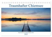 Traumhafter Chiemsee - Impressionen vom Bayerischen Meer (Tischkalender 2025 DIN A5 quer), CALVENDO Monatskalender