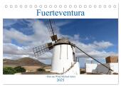 Fuerteventura - Hart am Wind (Tischkalender 2025 DIN A5 quer), CALVENDO Monatskalender