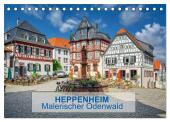 Heppenheim - Malerischer Odenwald (Tischkalender 2025 DIN A5 quer), CALVENDO Monatskalender